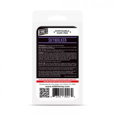 Alibi Delta-8 THC Jetable Skywalker