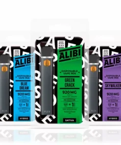 Pack 3 Stylos Vape Alibi Delta-8 THC